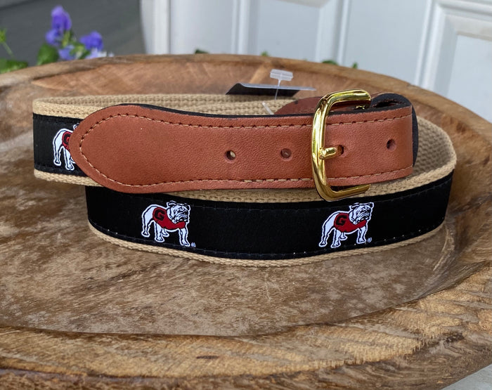 Georgia Bulldog Emblem Black w/ Cream Trim / 32