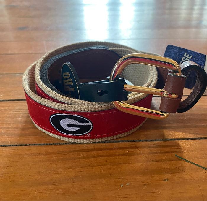 Georgia/UGA "G" Red w/ Cream Trim / 32