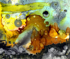 Shower Curtain 'In the Abstract' — close-up