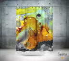 Shower Curtain 'In the Abstract' — detail view