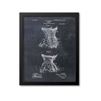 Corset Patent Print