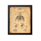 Corset Patent Print Bustle And Hip Extension