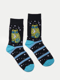 Cosmic Crew Socks | Galaxy Cat-Image 1