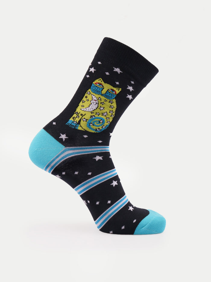 Cosmic Crew Socks | Galaxy Cat-Image 2
