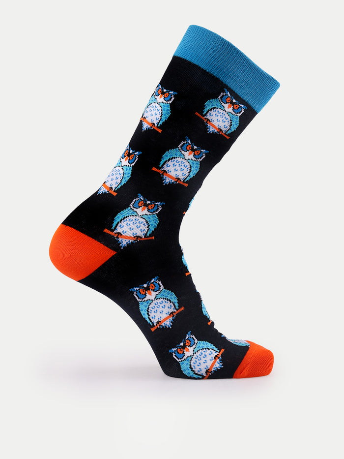Cosmic Crew Socks | Owls-Image 2