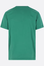 cotton t-shirt with logo patch