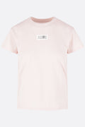 cotton t-shirt with numeric signature patch