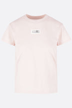 cotton t-shirt with numeric signature patch