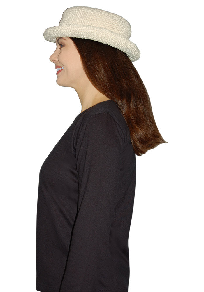 Cotton Yarn Blossom Hat