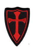 Cross Shield Crusades Patch (Embroidered Hook)