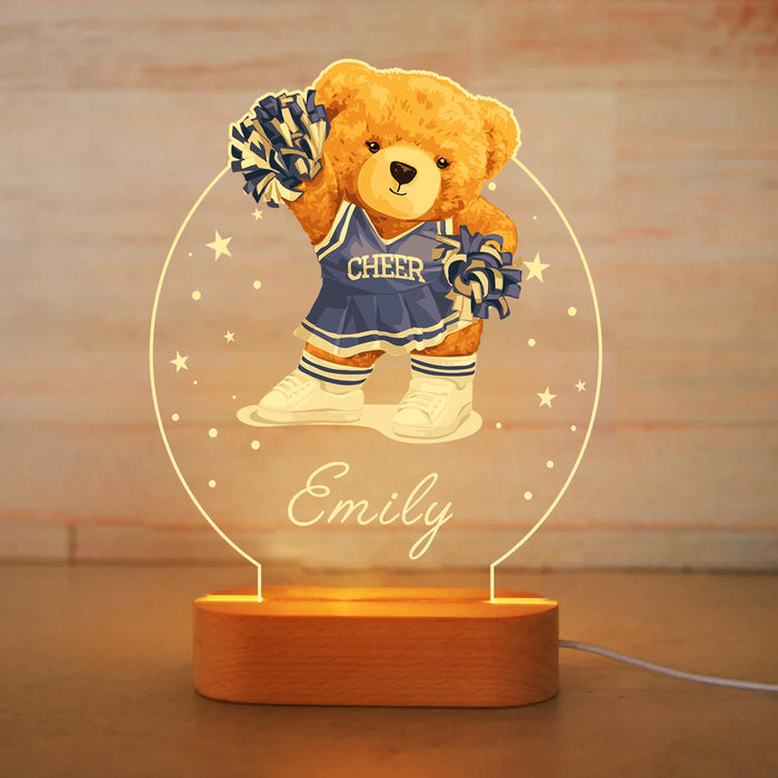 Custom Colorful Astronauts Bear Night Lights -I08