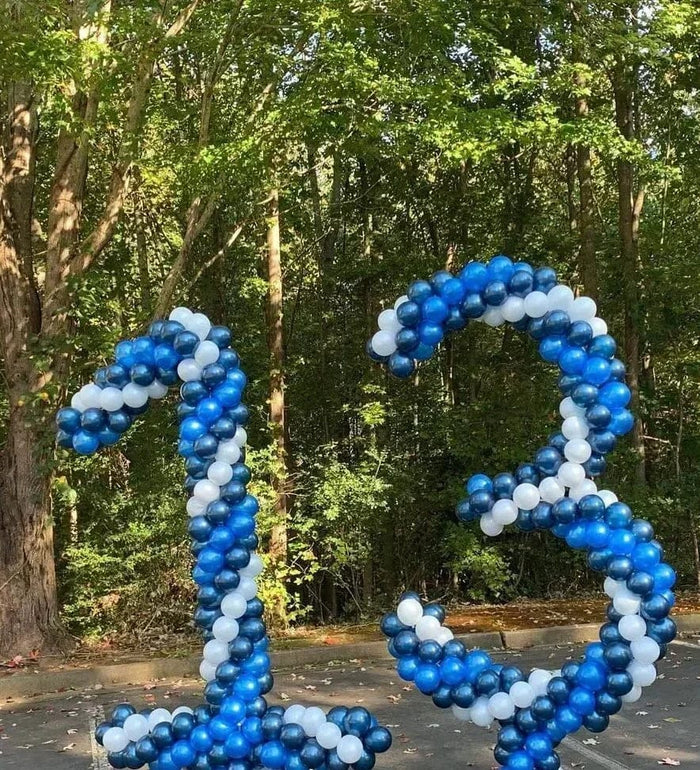 Custom Yard Number Balloon - 9 - USA Party Store