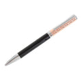 David Aster Rose Gold and Black Ballpoint PenRose Gold &amp; Black Ballpoint Pen is sleek and elegant in design. Featuring a swivel-action propel/repel feature, the pen is designed to be comfortable to hold andPensDavid AsterTheodore Men's JewelryDavid Aster Rose Gold