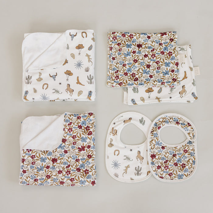 Desert West Luxe Fleece Burp Cloth
