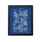 Divers Suit Patent Print