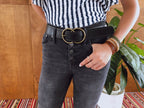Double Circle Buckle Belt (5028)