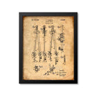 Drafting Compass Patent Print