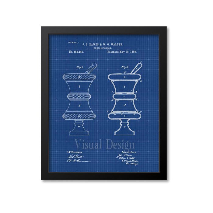 Druggists Sign Patent Print