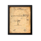 Druggists Weighing Scale Patent Print