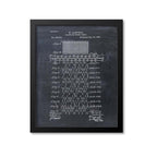 Elastic Corded Fabric Patent Print