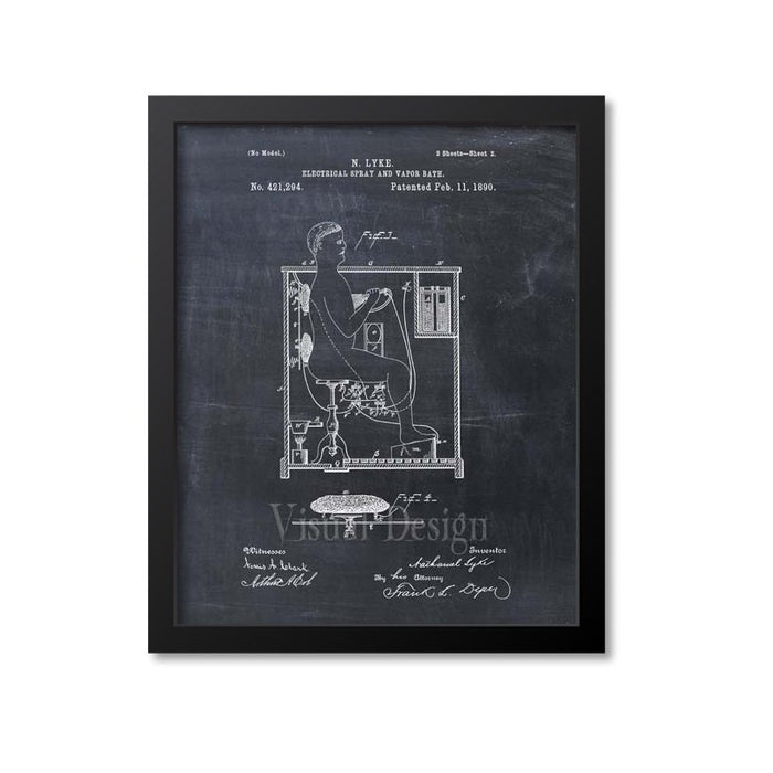 Electrical Spray And Vapor Bath Patent Print