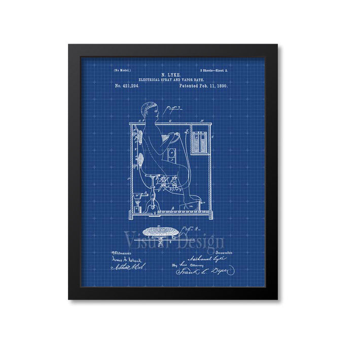Electrical Spray And Vapor Bath Patent Print