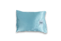 Ellie and Sam Satin Travel Pillow-Blue