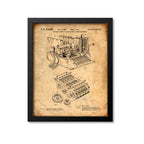 Encryption Machine Patent Print