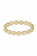 enewton:  Classic 2.5mm Beaded Disc Ring - Gold