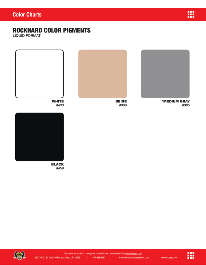 Rockhard Color Pigments for Epoxy. Standard Liquid Pigment | BEIGE | Xtreme Polishing Systems.