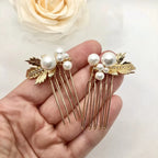 Wedding Hair Accessories - Pearl Bridal Hair Combs Set