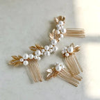 Wedding Hair Accessories - Pearl Bridal Hair Combs Set