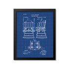 Exercising Chair Patent Print