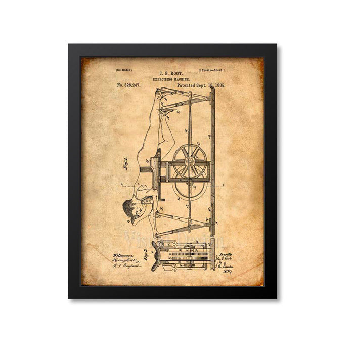 Exercising Machine Patent Print