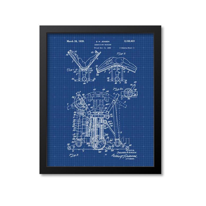Exercising Machine Patent Print