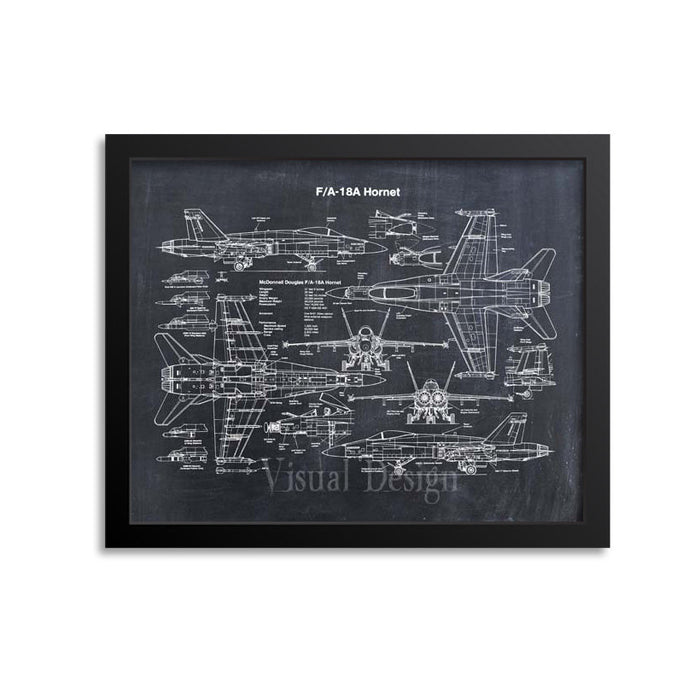 F18 Hornet Patent Print