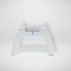 One Celluma branded facial stands to position upright when treating the face-neck-décolleté on acne or aging mode using red or blue light therapy.