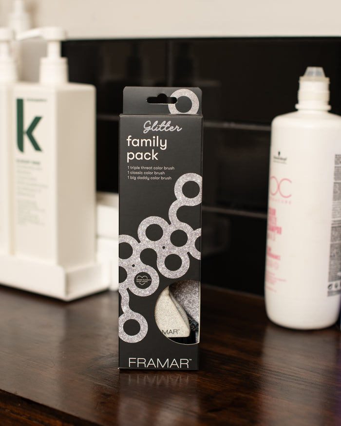 Family Pack Brush Set  - Glitter