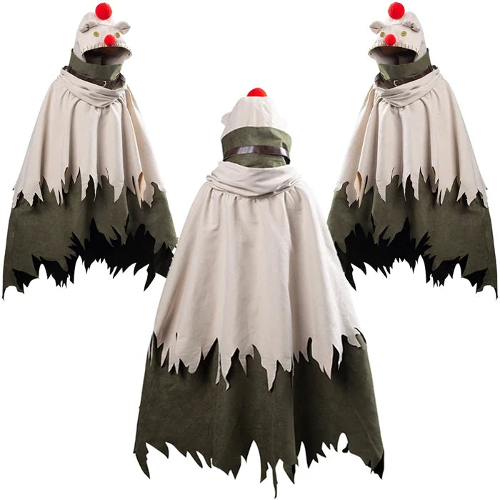 Final Fantasy VII Yuffie Kisaragi Moogle Cloak Cosplay Costume