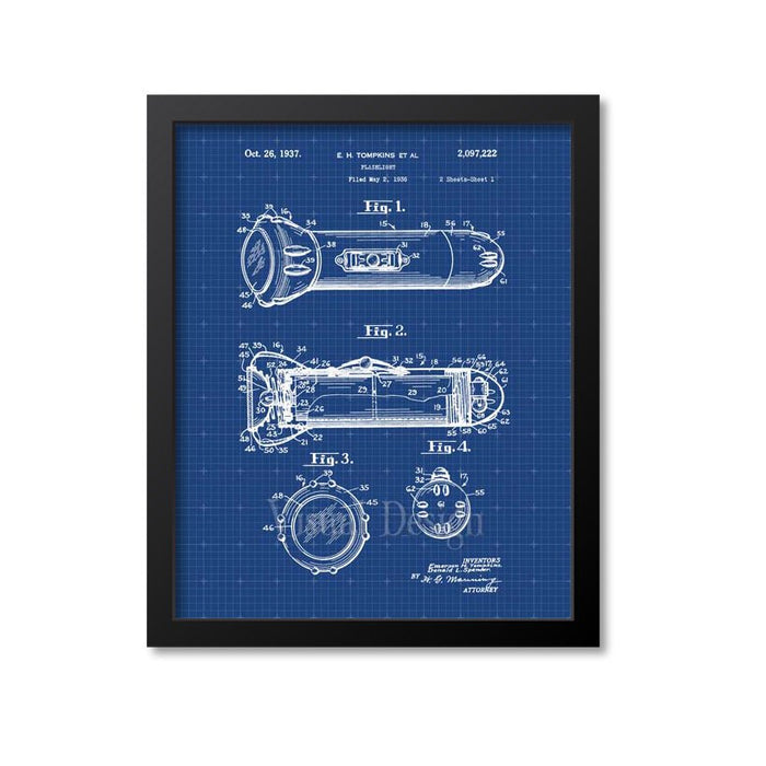 Flashlight Patent Print