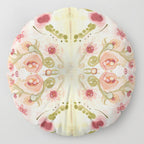 Floor / Meditation Cushion 'Kali Floral' — C. Cambrea, Sincerely Joy