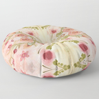 Floor / Meditation Cushion 'Kali Floral' — close-up