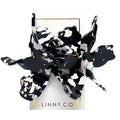 Flora- Black and White Earrings