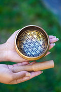 Flower of life Singing Bowl - Tibetan bowl for healing