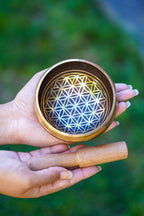 Flower of life Singing Bowl - Tibetan bowl for healing
