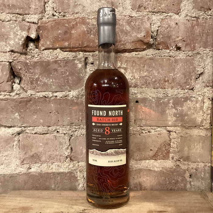 Found North Batch 010 8 Years Old Cask Strength Whisky 123.8 Proof 750ml