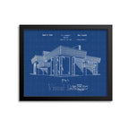 Frank Lloyd Wright House Patent Print