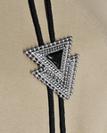 Frontier Bolo Tie, Double Triangle