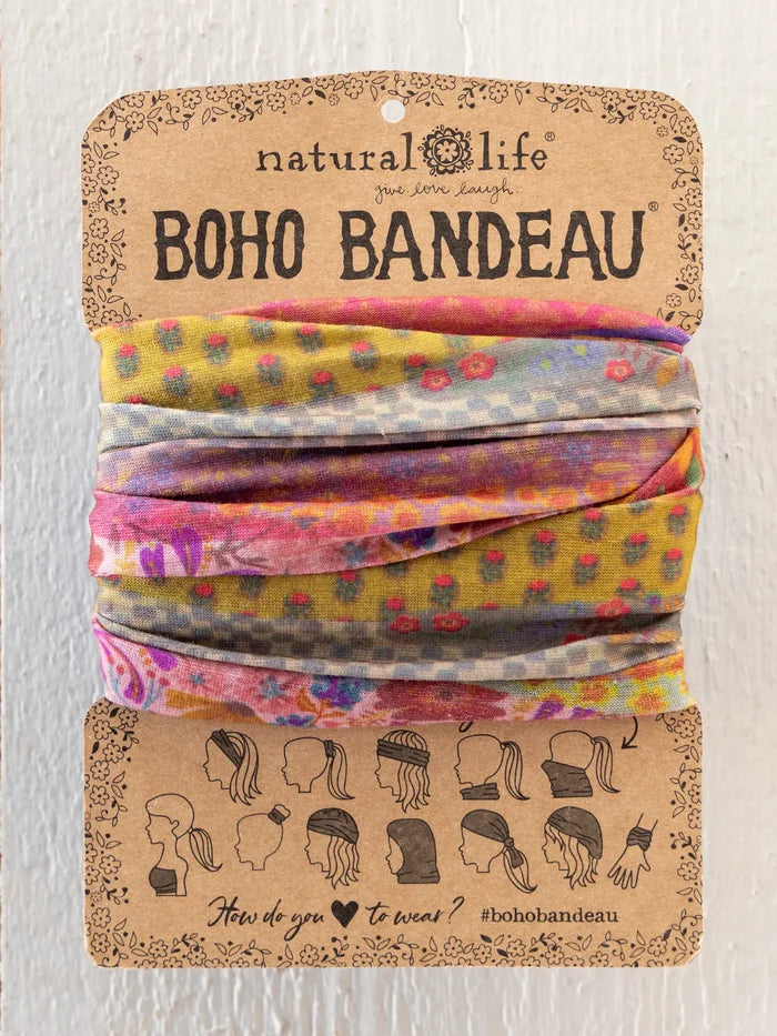 Full Boho Bandeau® Headband - Garden Waves-view 2