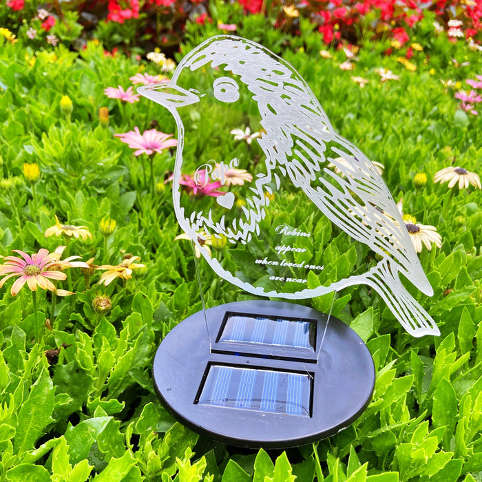 Garden Solar Memorial Light Multiple Styles With Name Only